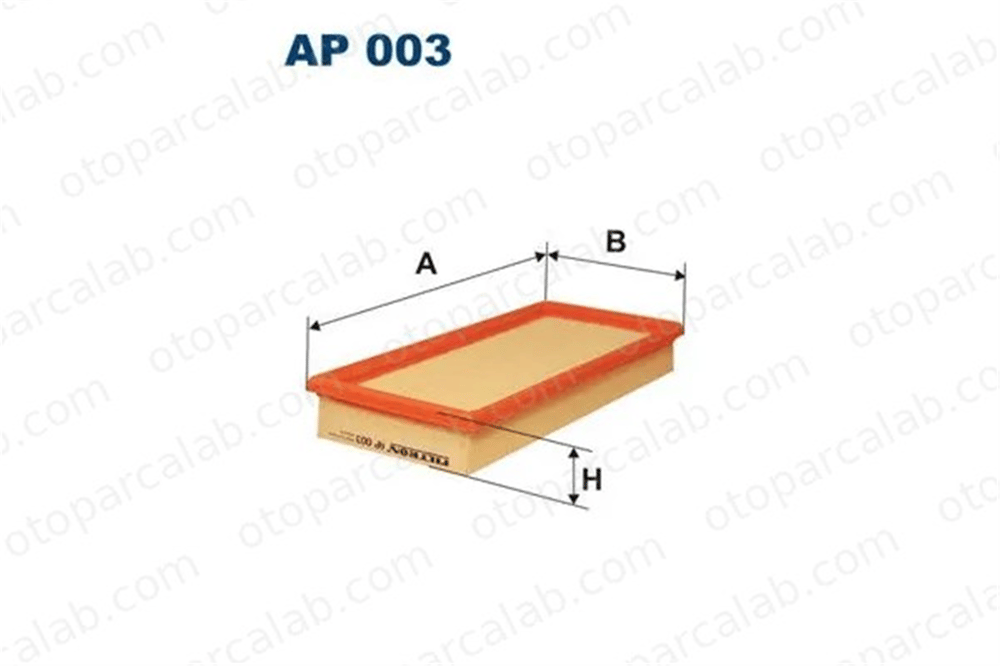 FILTRON AP 003 Hava Filtresi CHRYSLER VOYAGER / GRAND VOYAGER III PLYMOUTH VOYAGER / GRAND VOYAGER 4861041 3I1567