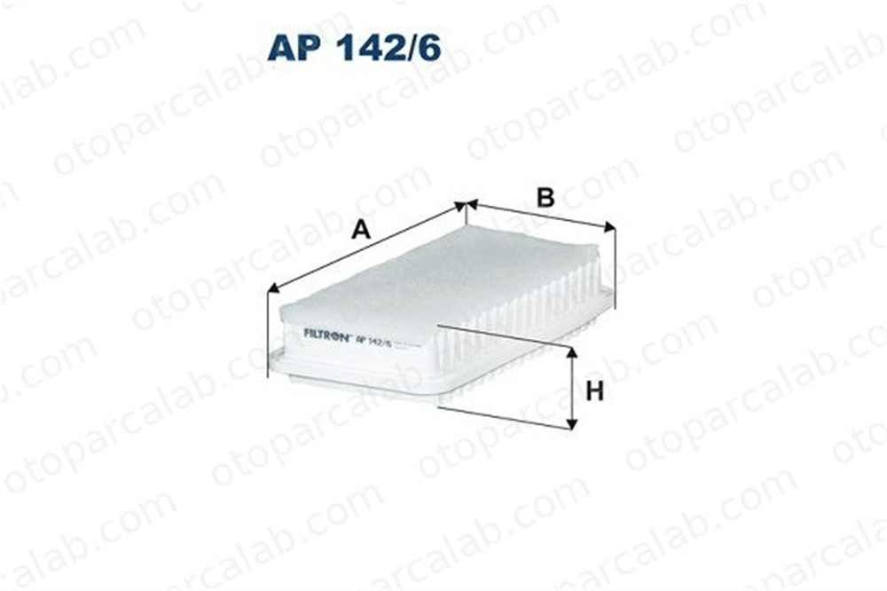 FILTRON AP 142/6 Hava Filtresi TOYOTA COROLLA COROLLA Sedan 178010G010 1780127020