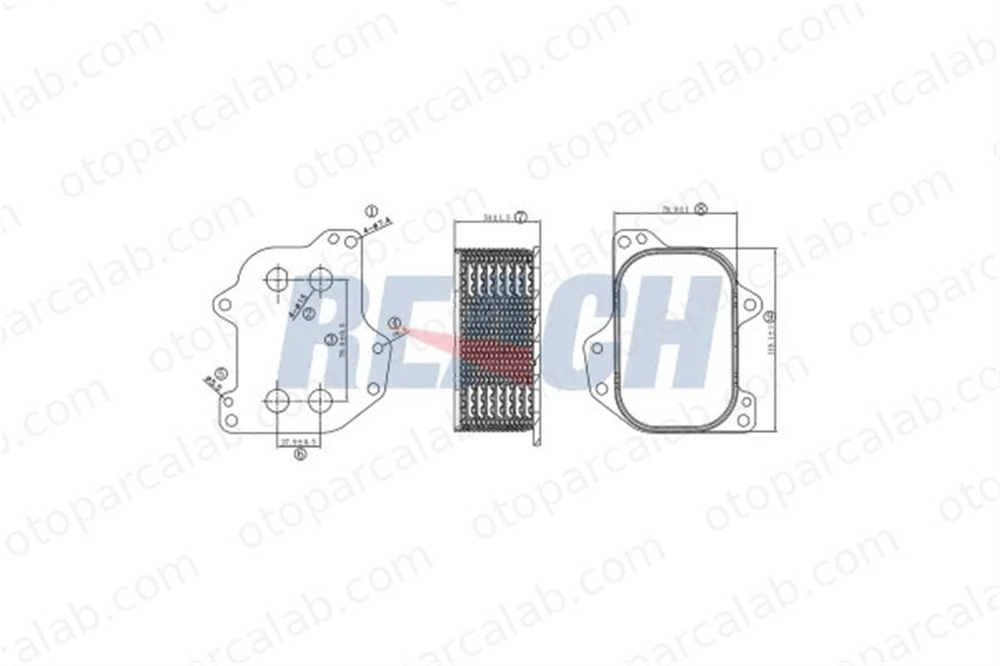 FITPART FIT04010035W Motor Yağ Soğutucu AUDI A3 Sportback A3 Limousine 3N115389A 3N115389B