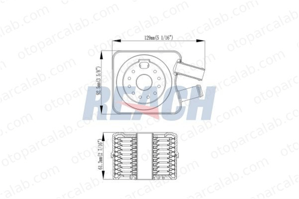 FITPART FIT04010043W Motor Yağ Soğutucu AUDI A3 VW GOLF IV 28117021B 28117021K
