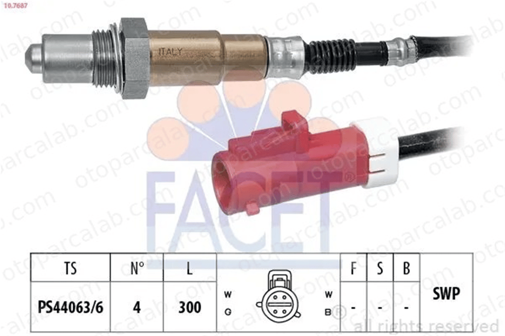 FOMOCO 8V219G444AC Oksijen (Lambda) Sensörü FORD FIESTA V FUSION 8V219G444AC 1148070