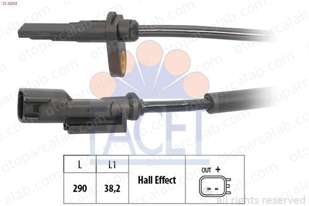 FOMOCO BK212B372AC Abs Sensörü Ön veya Arka Sağ veya Sol FORD TRANSIT V363 Panelvan/Van TRANSIT V363 Platform şasi BK212B372AC 1763975