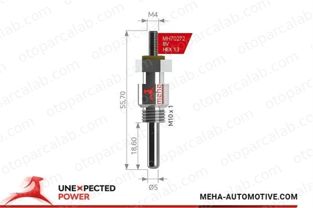 FORD ORJINAL 5T1H18D650AA Isıtma Bujisi FORD TRANSIT Panelvan/Van TRANSIT Platform şasi 5T1H18D650AA 1213087