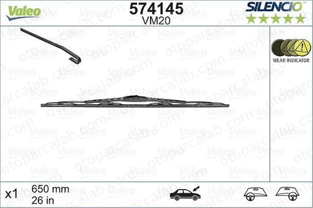 FORD ORJINAL 6C1117528AA Silecek Süpürgesi Ön FORD TRANSIT Panelvan/Van TRANSIT Platform şasi 6C1117528AA 1729847