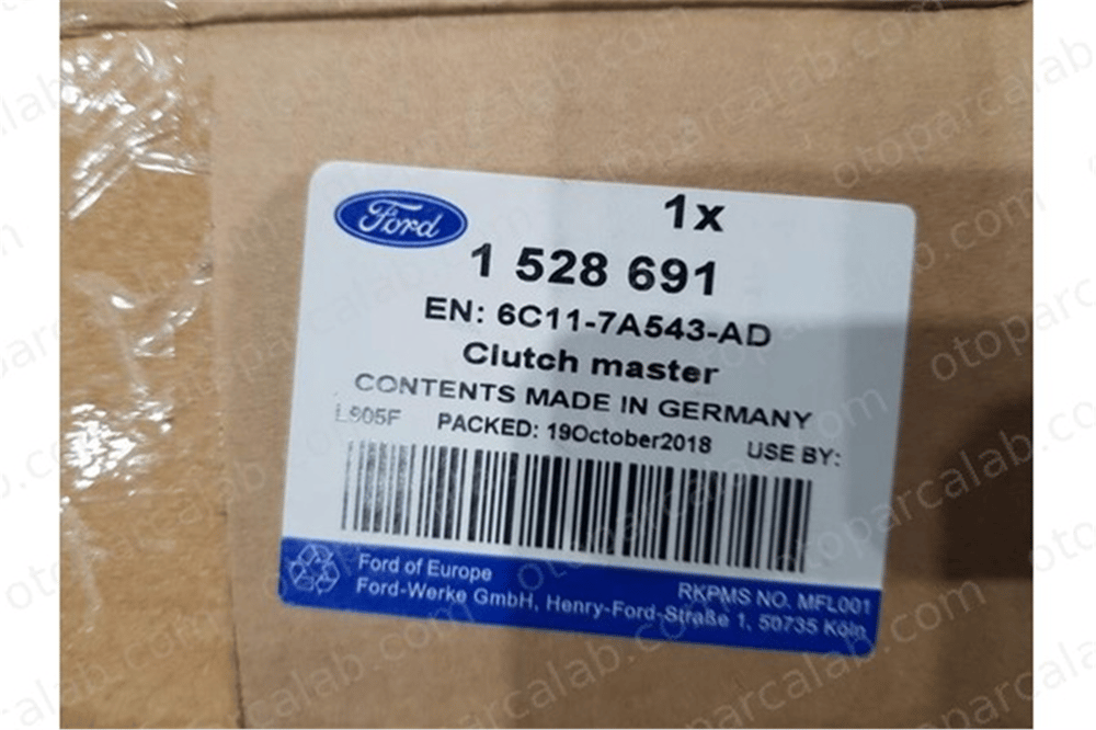 FORD ORJINAL 6C117A543AD Debriyaj Merkezi Üst FORD TRANSIT Panelvan/Van TRANSIT Platform şasi 6C117A543AD 1528691