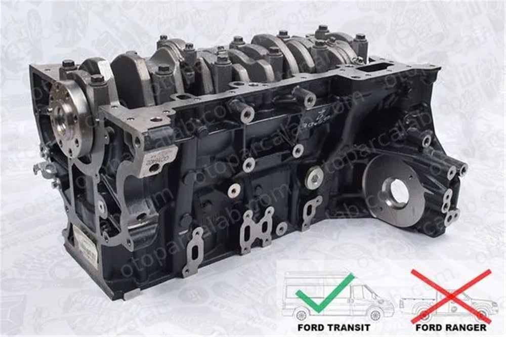 FORD ORJINAL 7C166011DA Yarım Motor (3.2 Tdci-200ps) FORD RANGER TRANSIT Minibüs/Otobüs 7C166011DA 1484920