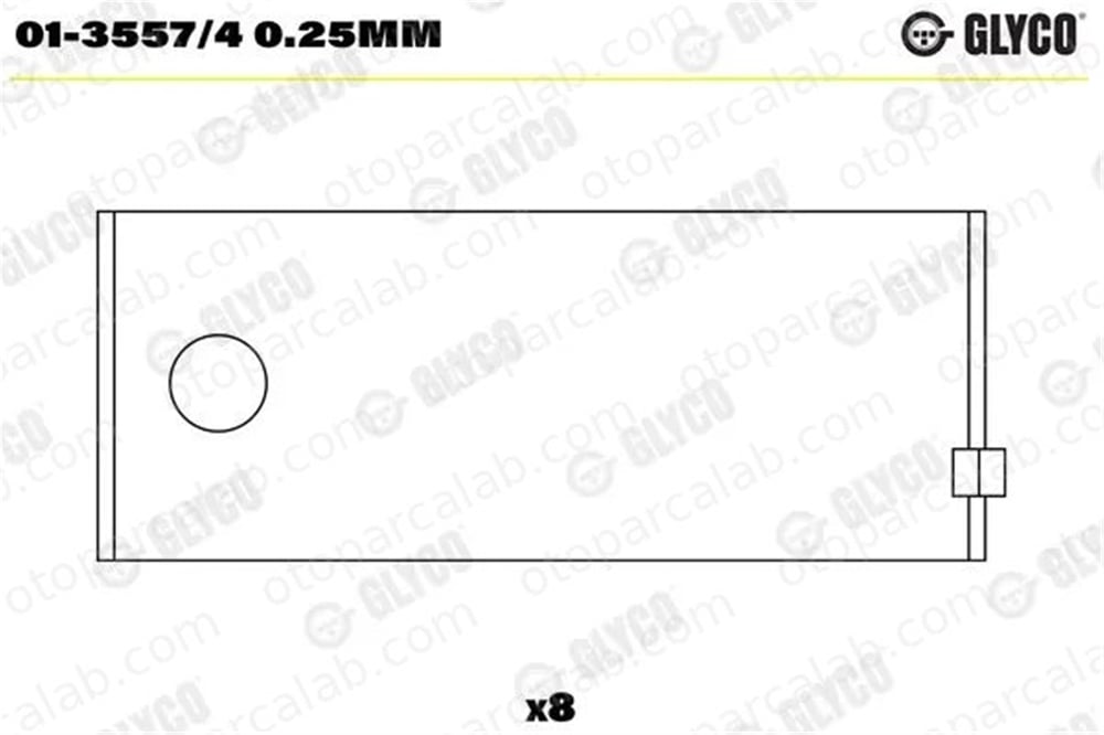 FORD ORJINAL 81SM6211RA Kol Yatak (0.25) FORD ORION II ESCORT III 81SM6211RA 6061939