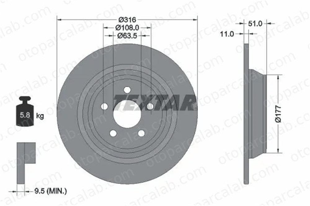 FORD ORJINAL E1GC2A315CC Fren Disk Ayna Arka Sağ ve Sol FORD GALAXY III S-MAX E1GC2A315CC 2019881