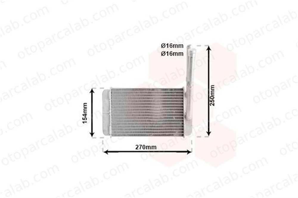 FORD ORJINAL E4RH18476AA Kalorifer Radyatörü FORD TRANSIT Minibüs/Otobüs TRANSIT Panelvan/Van E4RH18476AA 1655910