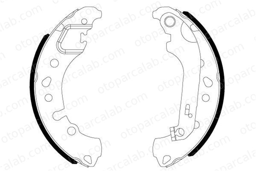 FORD ORJINAL KTH1BC2200AB Fren Pabuçlu Balata Arka FORD FIESTA VII FIESTA VII Van KTH1BC2200AB 2112555