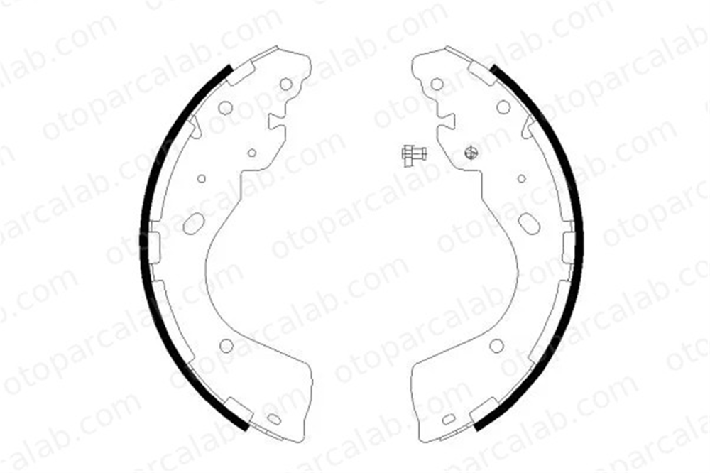 FORD ORJINAL MEAB3J2200BA Fren Pabuçlu Balata Arka FORD RANGER NISSAN NP300 NAVARA MEAB3J2200BA 1727211