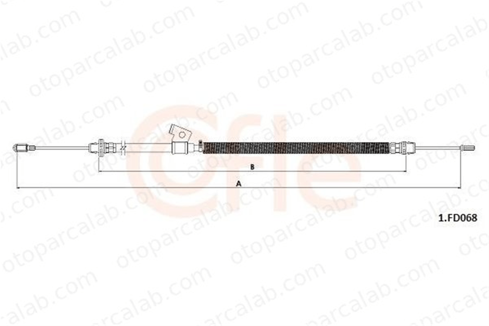 FORD ORJINAL MK212A635DA El Fren Teli Arka Sağ FORD TRANSIT CUSTOM V362 Minibüs/Otobüs TRANSIT CUSTOM V362 Panelvan/Van MK212A635DA 2034769