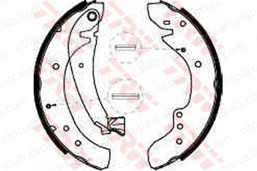 FROW 166.1103.001 Fren Pabuçlu Balata Arka FIAT DUCATO Panelvan/Van DUCATO Platform şasi 4241H4