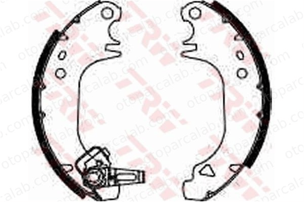 FROW 252.1103.001 Fren Pabuçlu Balata Arka PEUGEOT 205 II CITROËN AX 4241E8