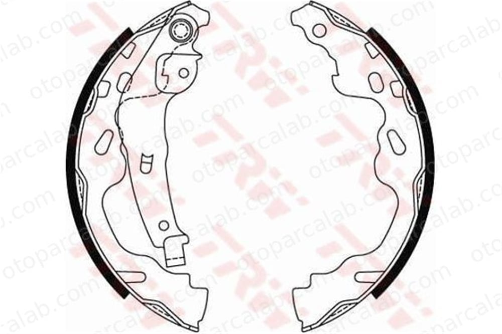 FROW 301.1103.001 Fren Pabuçlu Balata Arka OPEL AGILA SUZUKI SWIFT III 4241N2