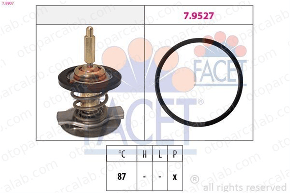 FROW 451.1405.001 Termostat 87 °C MERCEDES-BENZ C-SERISI C-SERISI T-Model 1112030875