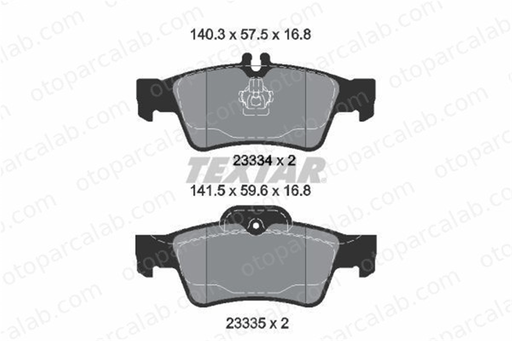 FROW 488.1102.007 Fren Disk Balata Arka MERCEDES-BENZ E-SERISI E-SERISI T-Model 4420442067M 004420442067M