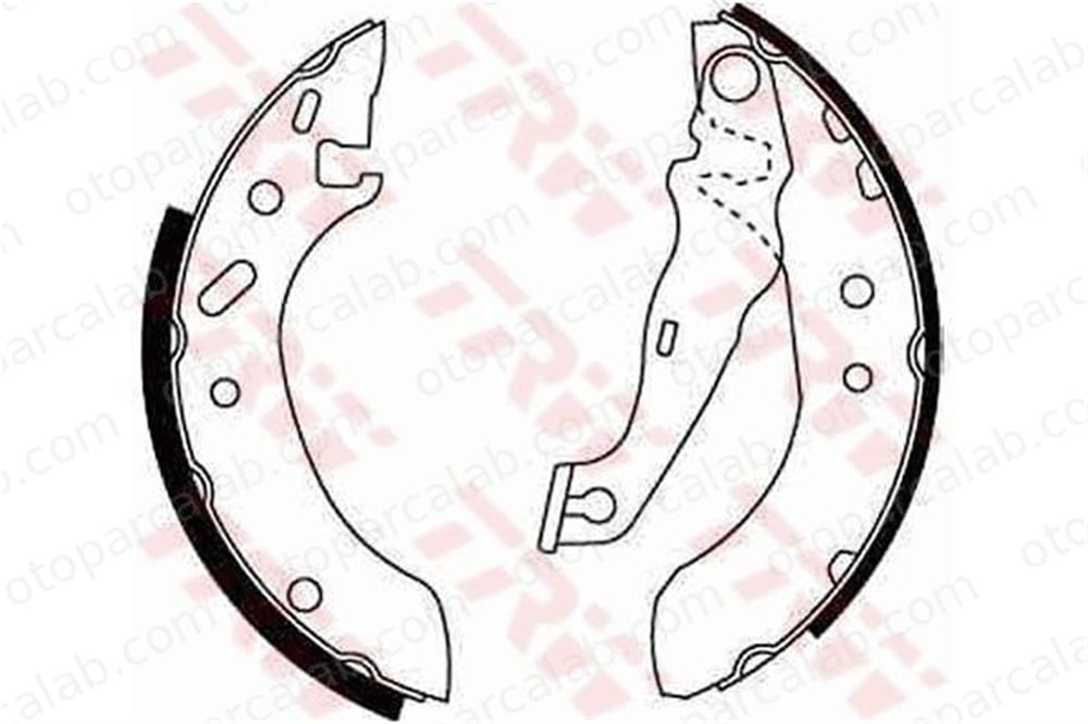 FROW 503.1103.001 Fren Pabuçlu Balata Arka FORD FIESTA IV ESCORT VI 1005960