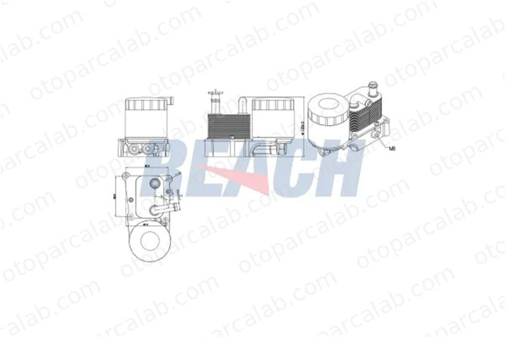 FROW 509.1540.002 Motor Yağ Soğutucu FORD FOCUS I FOCUS I Kombi van 1405017