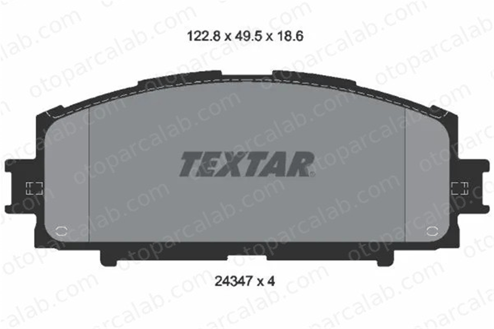 FROW 551.1101.052 Fren Disk Balata Ön TOYOTA YARIS YARIS / VIOS Sedan 446552200M 0446552200M