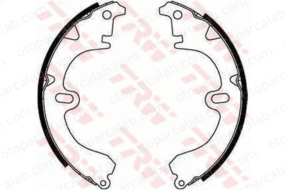 FROW 551.1103.002 Fren Pabuçlu Balata Arka TOYOTA COROLLA COROLLA Liftback 449501011 0449501011