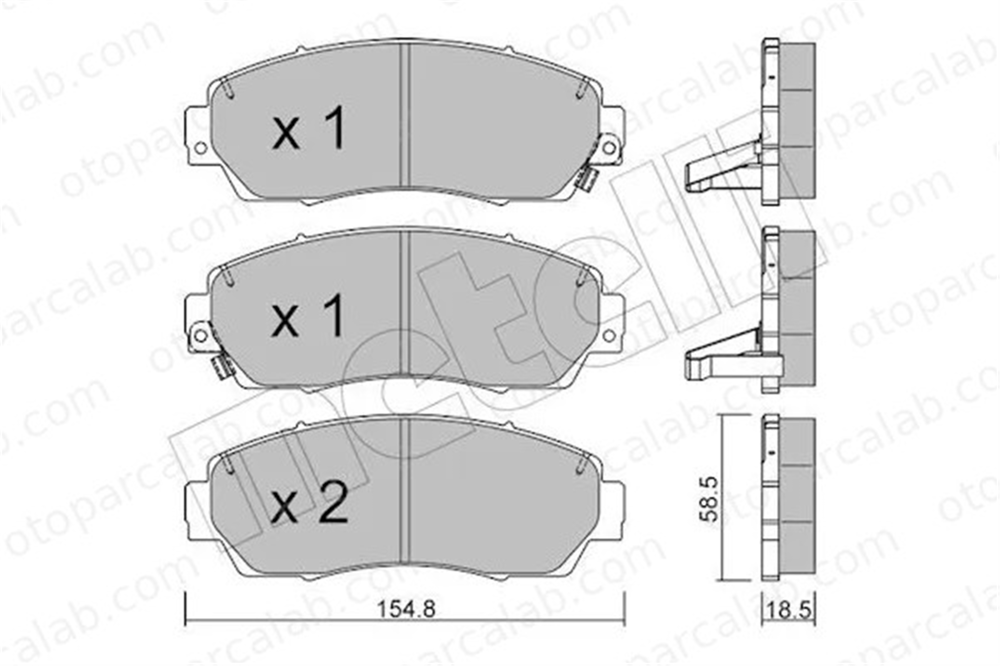 FROW 553.1101.017 Fren Disk Balata Ön HONDA CR-V III CR-V IV 45022SHJA5 45022SHJA50
