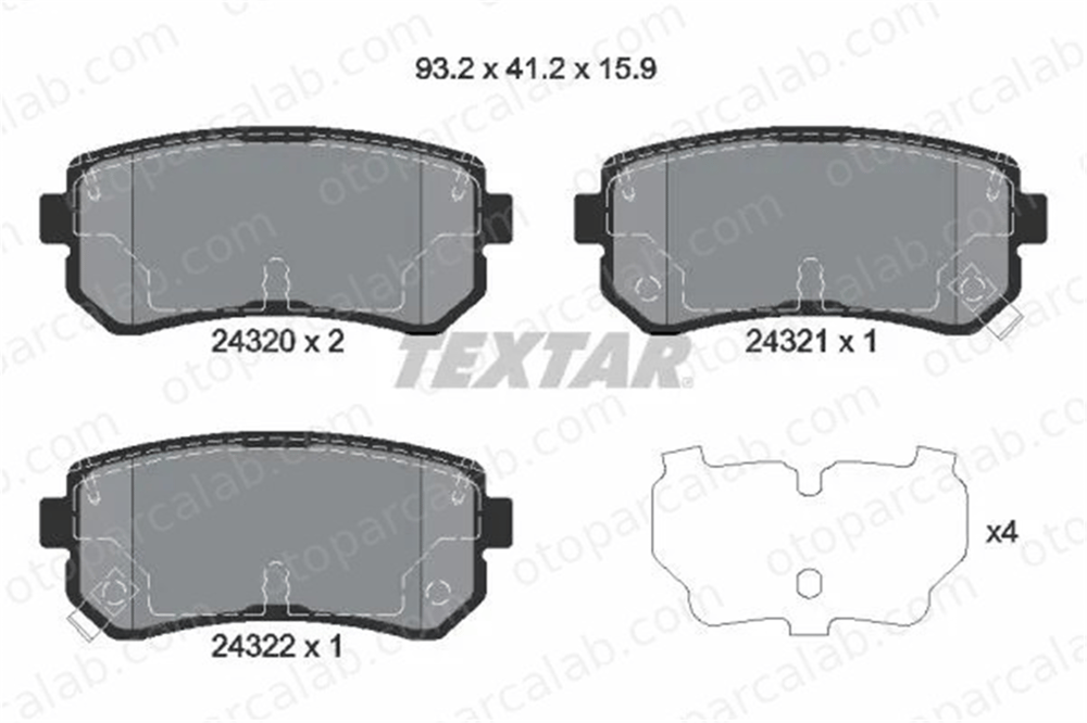FROW 556.1102.001 Fren Disk Balata Arka HYUNDAI ix35 KIA CEE'D SW S583021GA0 1GA0058302