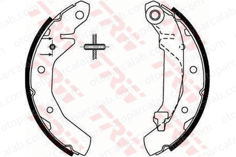 FROW 558.1103.001 Fren Pabuçlu Balata Arka CHEVROLET MATIZ SPARK 96268686
