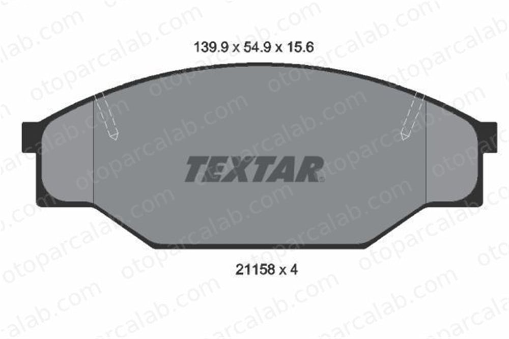 FROW 561.1101.040 Fren Disk Balata Ön SUBARU FORESTER SUZUKI SX4 446526060M 0446526060M
