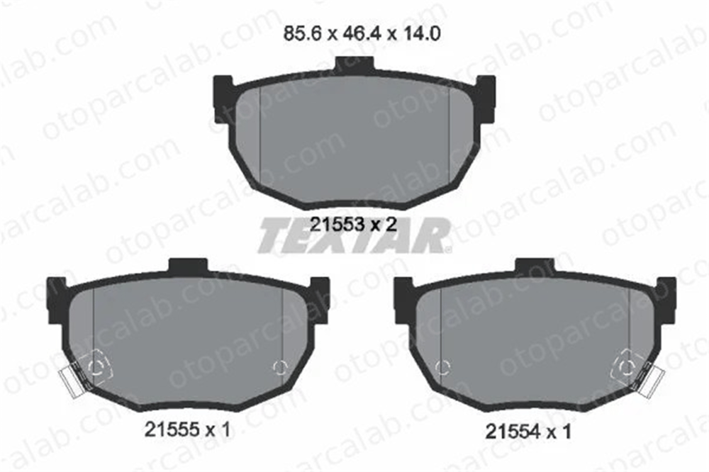 FROW 561.1102.008 Fren Disk Balata Arka HYUNDAI ELANTRA III Sedan NISSAN BLUEBIRD P1X02643Z AN263WK