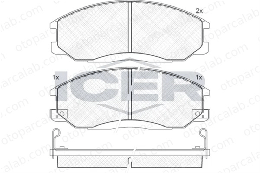 FROW 565.1101.003 Fren Disk Balata Ön HYUNDAI H-1 / STAREX Minibüs/Otobüs SANTA FÉ I 48130090A1 4813008260