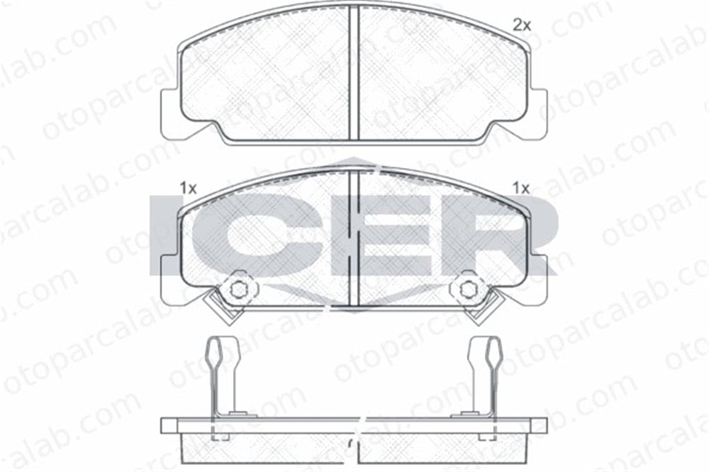 FROW 566.1101.003 Fren Disk Balata Ön HYUNDAI GETZ ACCENT II 45022SA6N5 1CA1058101
