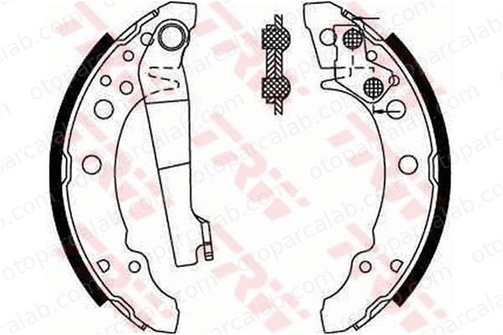 FROW 657.1103.001 Fren Pabuçlu Balata Arka VW GOLF II JETTA II 867698525