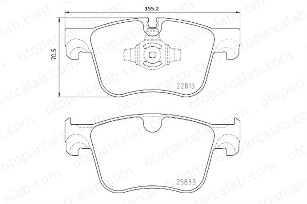 FTE 9001346 Fren Disk Balata Ön PEUGEOT 5008 II CITROËN C4 PICASSO II 95525370 1623162380