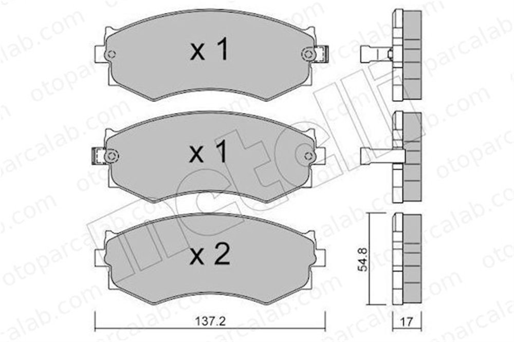 FTE 9001482 Fren Disk Balata Ön HYUNDAI SONATA III LANTRA II Station wagon 4106065E91 4106032R94