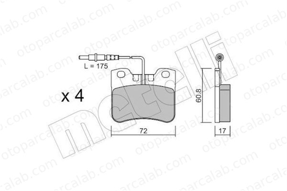 FTE 9001850 Fren Disk Balata Ön CITROËN AX PEUGEOT 106 I 425090 95569340