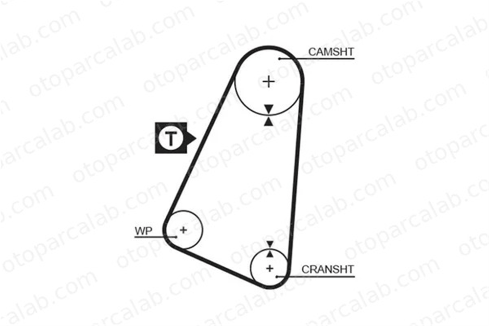 GATES 5015 Triger Kayışı VW POLO Coupe POLO II 52109119 052109119