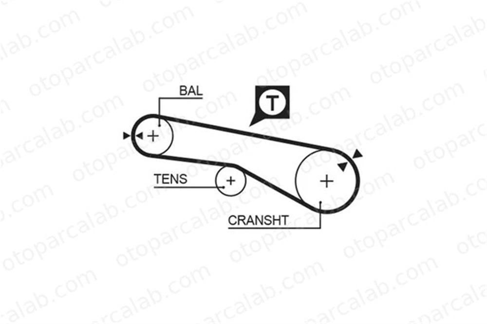 GATES 5074XS Triger Kayışı MITSUBISHI SPACE WAGON L 300 III Minibüs/Otobüs 23356 32010