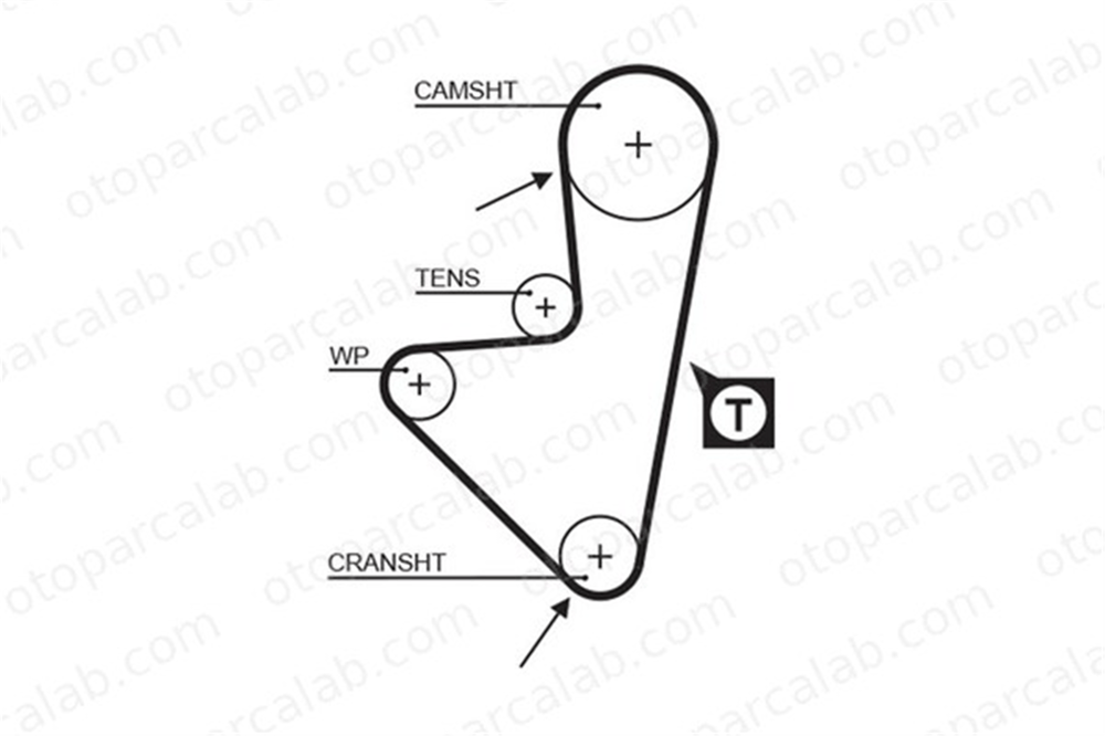 GATES 5127XS Triger Kayışı CITROËN AX C15 Kasa/büyük limuzin 81656 0816.56