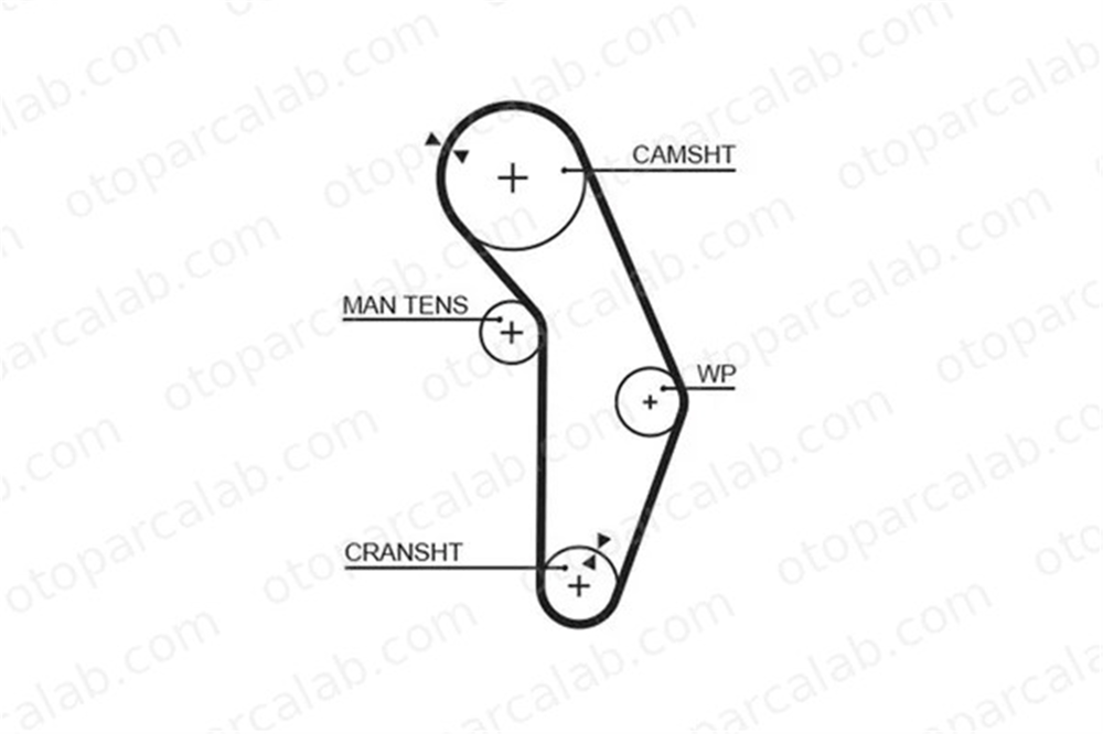 GATES 5352XS Triger Kayışı MITSUBISHI SPACE RUNNER MPV GALANT VII MD176387 PMTB298