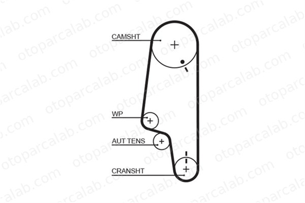 GATES 5428XS Triger Kayışı VW POLO III SEAT CORDOBA 32109119G 032109119G