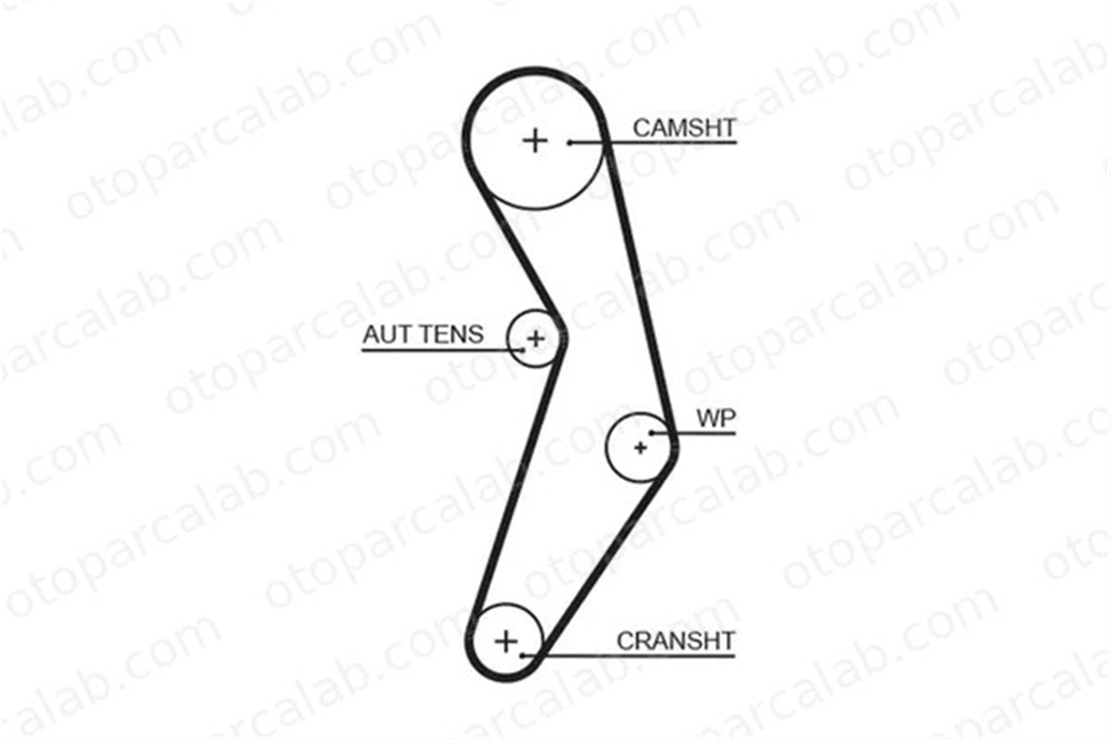 GATES 5503XS Triger Kayışı ALFA ROMEO MITO GIULIETTA 46403659 PMTB395