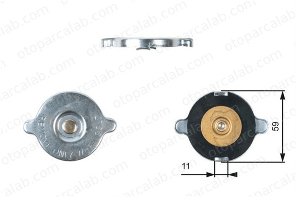 GATES RC117 Radyatör Yedek Su Depo Kapağı FORD TAUNUS TAUNUS Turnier 214309C002