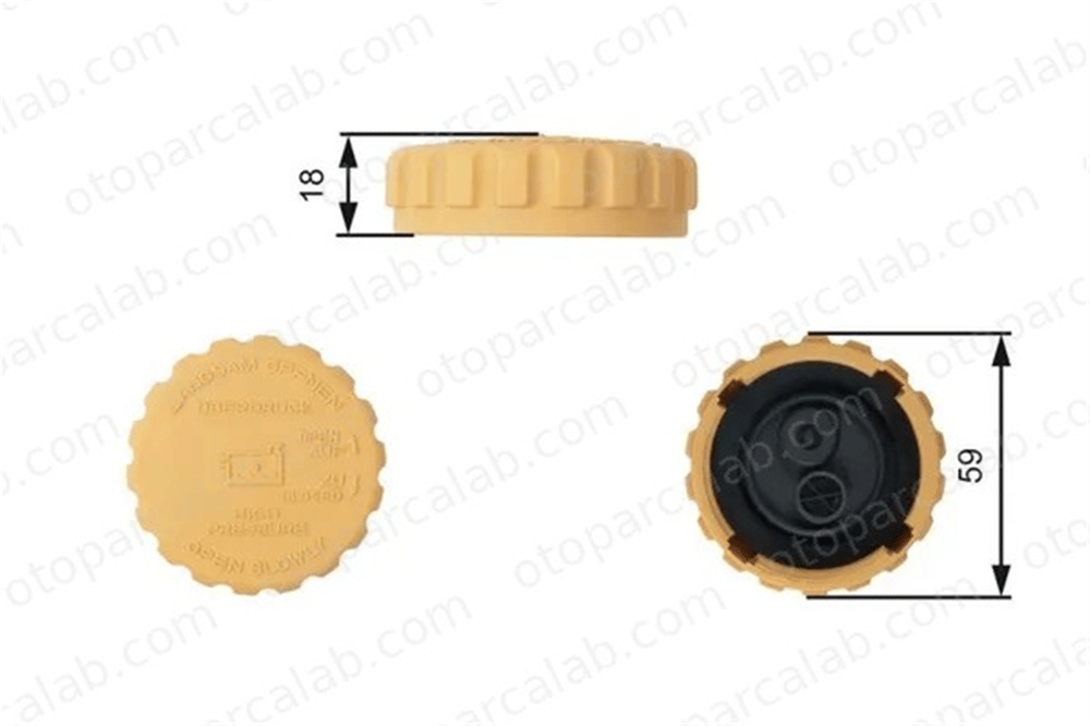GATES RC201 Radyatör Yedek Su Depo Kapağı SAAB 9-5 Station wagon 9-3 96420303 90500007