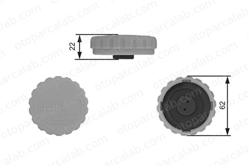 GATES RC235 Radyatör Yedek Su Depo Kapağı OPEL KADETT E Hatchback ASTRA F Station wagon 1304667 1304666