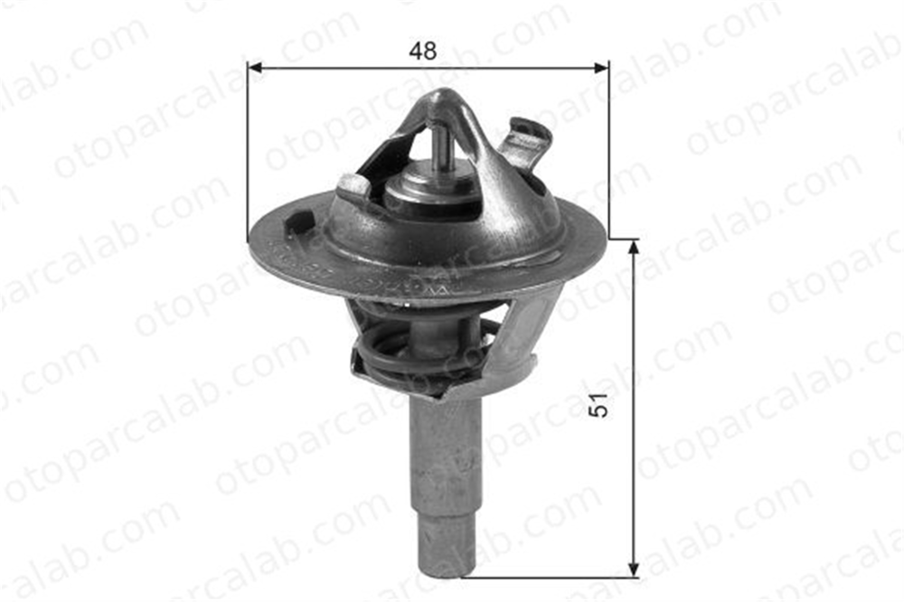 GATES TH38490G1 Termostat 90 °C MERCEDES-BENZ C-SERISI C-SERISI T-Model A2712030575 2712000015