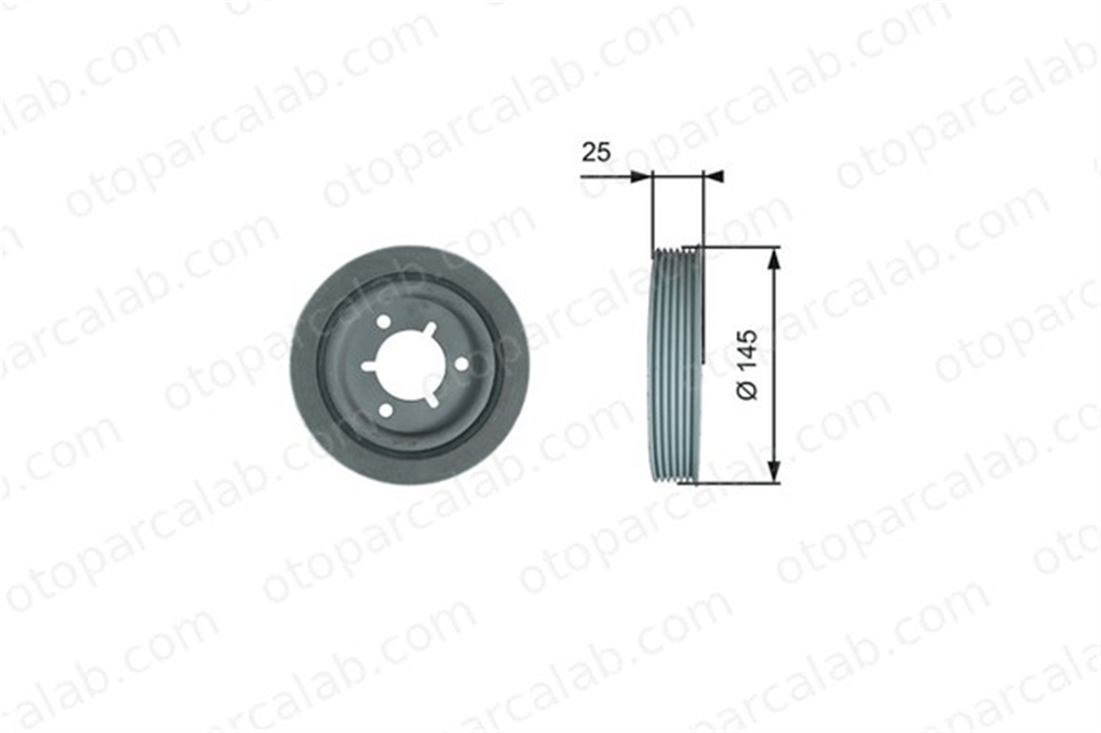 GATES TVD1056 Krank Kasnak CITROËN BERLINGO / BERLINGO FIRST Kasa/büyük limuzin BERLINGO / BERLINGO FIRST MPV 515P5 0515P5