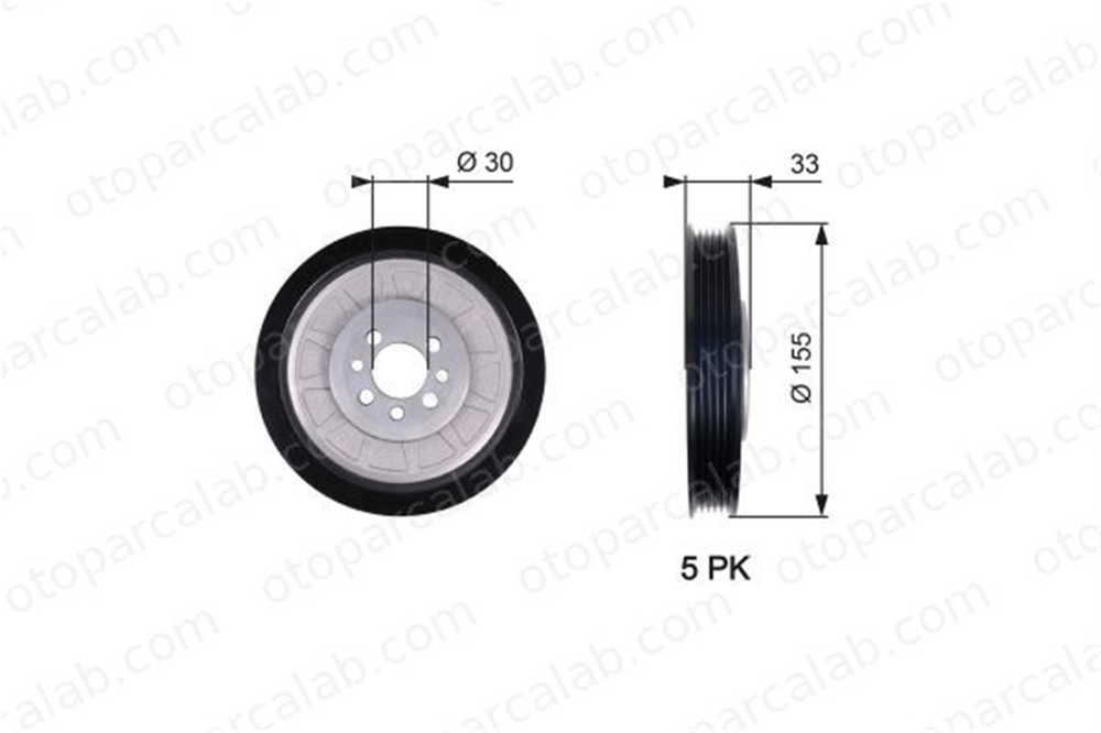GATES TVD1088 Krank Kasnak VW POLO III POLO 28105243A 028105243A