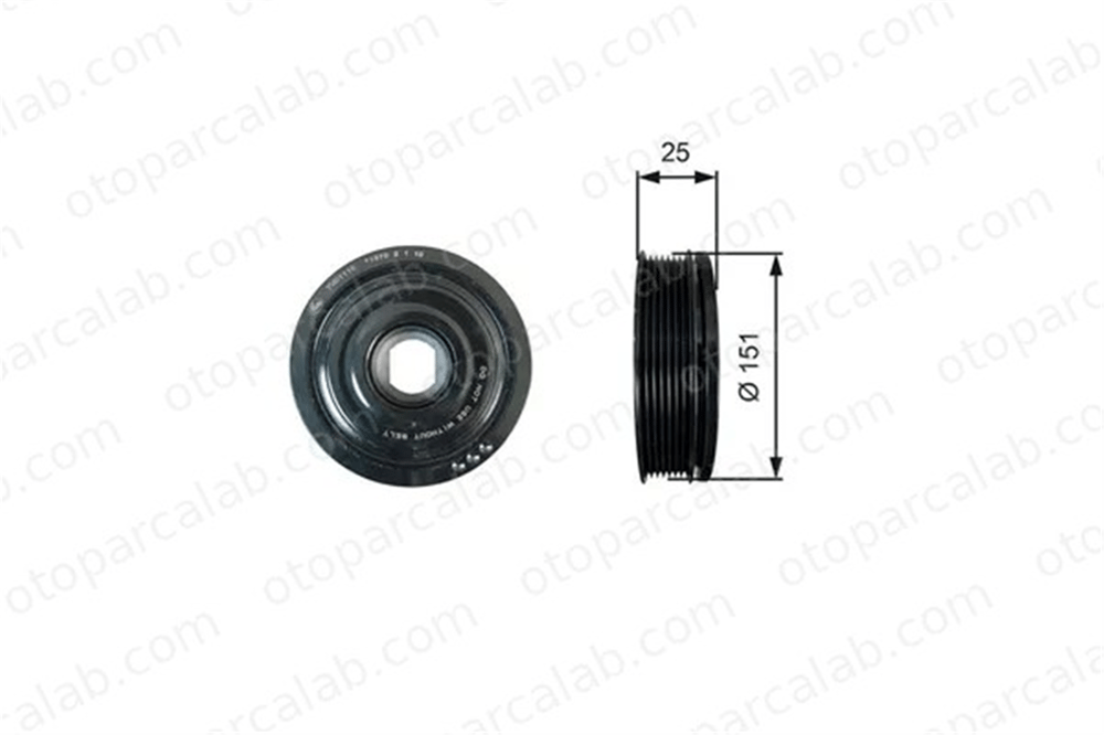GATES TVD1110 Krank Kasnak NISSAN X-TRAIL III QASHQAI +2 A6260300103 6260300103