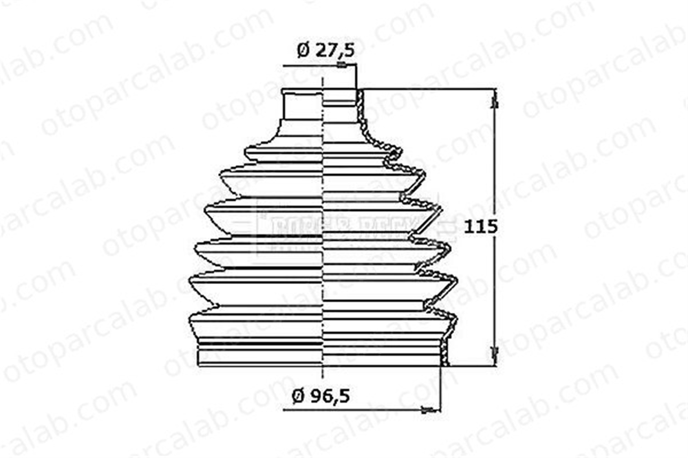 GKN 304551 Aks Körüğü Ön Dış Sağ veya Sol AUDI A3 Sportback VW TIGUAN 7L0498203 1K0498203D
